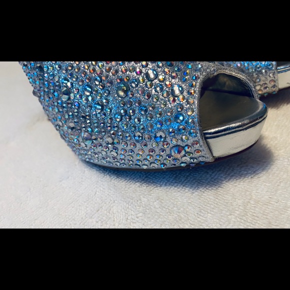 Brand New Super Glamorous Sparkling Crystal Heels - Box 65 - Picture 3 of 7